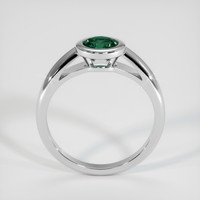 0.65 Ct. Bluish Green Sapphire Ring, 14K White Gold 3