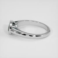 1.48 Ct. Grey Sapphire Ring, 14K White Gold 4
