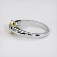 3.54 Ct. Yellow Sapphire Ring, 14K White Gold 4