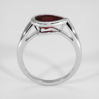 1.64 Ct. Red Almandine Garnet Ring, 18K White Gold 3