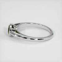 1.37 Ct. Gemstone Ring, 18K White Gold 4