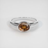 1.48 Ct. Gemstone Ring, 18K White Gold 1