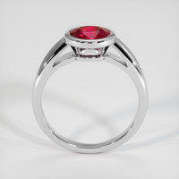 1.21 Ct. Ruby Ring, 18K White Gold 3