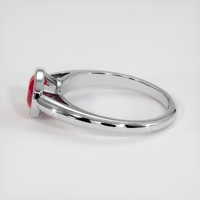 1.21 Ct. Ruby Ring, 18K White Gold 4