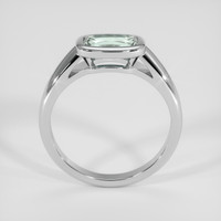 1.48 Ct. Grey Sapphire Ring, 18K White Gold 3