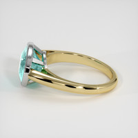 3.43 Ct. Gemstone Ring, 14K White & Yellow 4