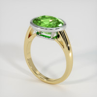 3.96 Ct. Gemstone Ring, 14K White & Yellow 2