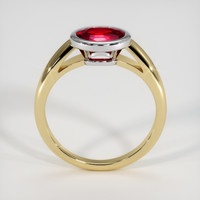 1.24 Ct. Ruby Ring, 14K White & Yellow 3