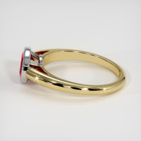 1.24 Ct. Ruby Ring, 14K White & Yellow 4