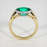 1.86 Ct. Emerald Ring, 18K White & Yellow 3