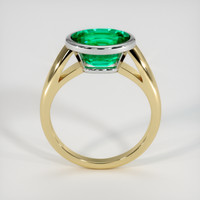 2.64 Ct. Emerald Ring, 18K White & Yellow 3