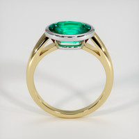 2.10 Ct. Emerald Ring, 18K White & Yellow 3