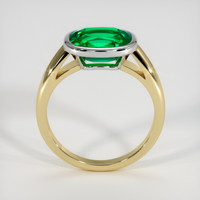 2.36 Ct. Emerald Ring, 18K White & Yellow 3