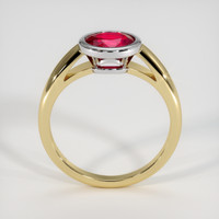 1.19 Ct. Ruby Ring, 18K White & Yellow 3