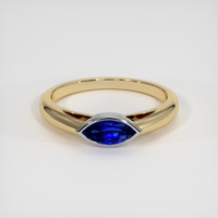 2.04 Ct. Sapphire Ring, 18K White & Yellow 1