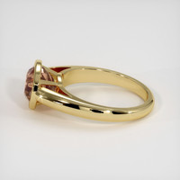 2.47 Ct. Multi Color Tourmaline Ring, 10K Yellow Gold 4