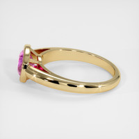 1.74 Ct. Pink Sapphire Ring, 10K Yellow Gold 4
