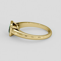 1.05 Ct. Green Sapphire Ring, 10K Yellow Gold 4