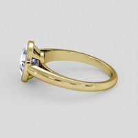 2.00 Ct. Violet Sapphire Ring, 10K Yellow Gold 4
