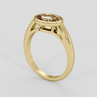 1.69 Ct. Bi Color Sapphire Ring, 10K Yellow Gold 2