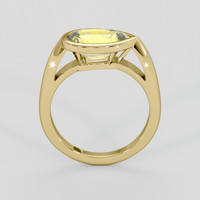 3.18 Ct. Yellow Sapphire Ring, 10K Yellow Gold 3