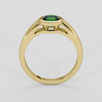 0.87 Ct. Green Sapphire Ring, 10K Yellow Gold 3