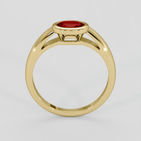 0.81 Ct. Ruby Ring, 10K Yellow Gold 3