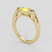 2.21 Ct. Yellow Sapphire Ring, 10K Yellow Gold 2