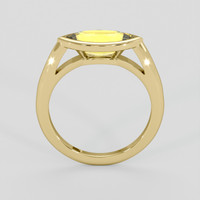 2.21 Ct. Yellow Sapphire Ring, 10K Yellow Gold 3
