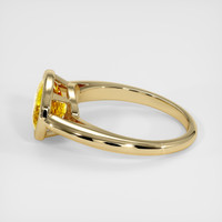 4.04 Ct. Yellow Sapphire Ring, 10K Yellow Gold 4