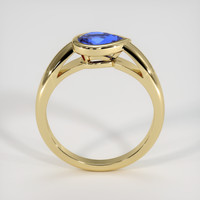 0.52 Ct. Blue Sapphire Ring, 10K Yellow Gold 3