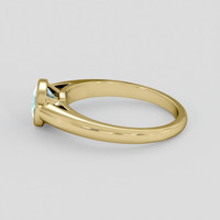 1.35 Ct. Blue Zircon Ring, 14K Yellow Gold 4