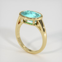 3.43 Ct. Gemstone Ring, 14K Yellow Gold 2