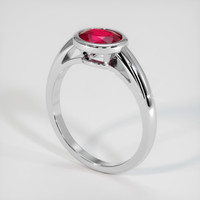 1.19 Ct. Ruby Ring, 14K Yellow Gold 2