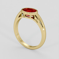 1.48 Ct. Ruby Ring, 14K Yellow Gold 2
