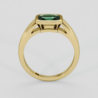 1.05 Ct. Green Sapphire Ring, 14K Yellow Gold 3