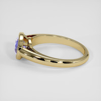 1.73 Ct. Violet Sapphire Ring, 14K Yellow Gold 4