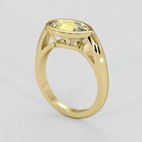 3.18 Ct. Yellow Sapphire Ring, 14K Yellow Gold 2