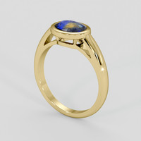 2.20 Ct. Bi Color Sapphire Ring, 14K Yellow Gold 2