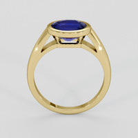 2.69 Ct. Blue Sapphire Ring, 14K Yellow Gold 3