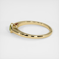 0.61 Ct. Sapphire Ring, 14K Yellow Gold 4