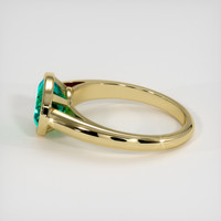 1.86 Ct. Emerald Ring, 18K Yellow Gold 4