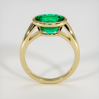 2.64 Ct. Emerald Ring, 18K Yellow Gold 3