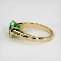 2.64 Ct. Emerald Ring, 18K Yellow Gold 4