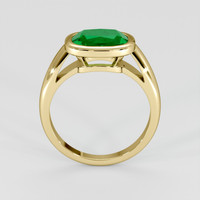 1.84 Ct. Emerald Ring, 18K Yellow Gold 3