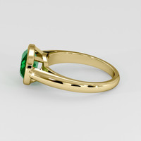 1.84 Ct. Emerald Ring, 18K Yellow Gold 4