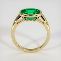 2.36 Ct. Emerald Ring, 18K Yellow Gold 3