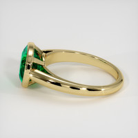 2.36 Ct. Emerald Ring, 18K Yellow Gold 4