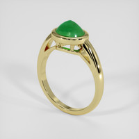 1.90 Ct. Emerald Ring, 18K Yellow Gold 2
