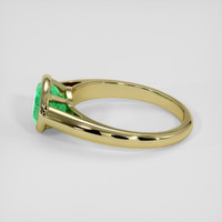 2.07 Ct. Emerald Ring, 18K Yellow Gold 4
